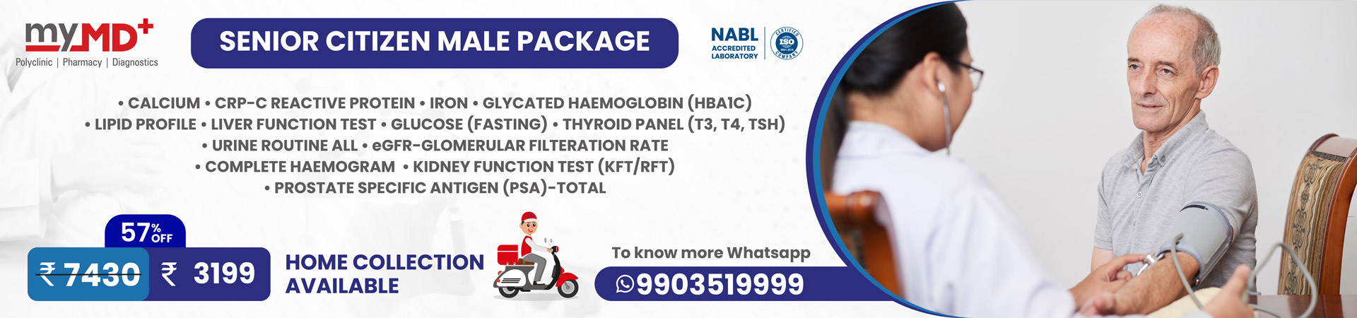 myMD Senior Citizen Health Package - Male