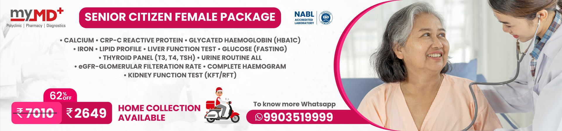myMD Senior Citizen Health Package - Female